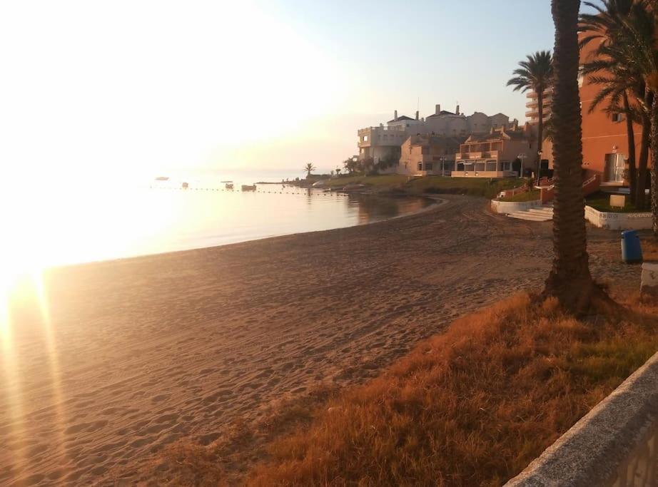 Apartamento En Primera Linea De Playa Murcia Esterno foto