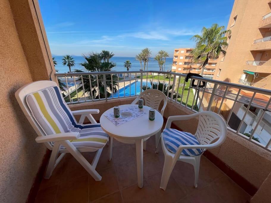 Apartamento En Primera Linea De Playa Murcia Esterno foto