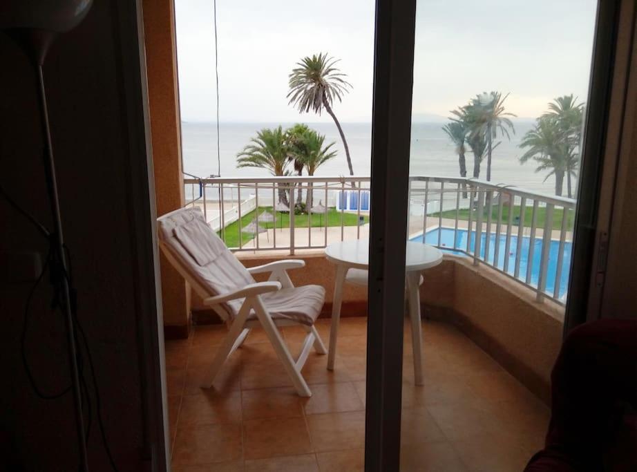 Apartamento En Primera Linea De Playa Murcia Esterno foto
