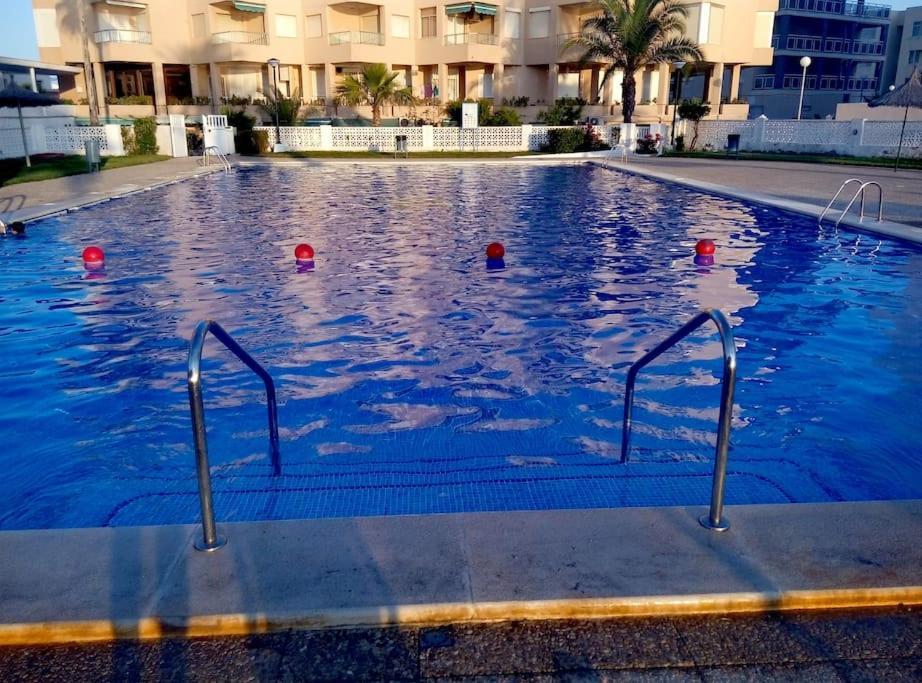 Apartamento En Primera Linea De Playa Murcia Esterno foto